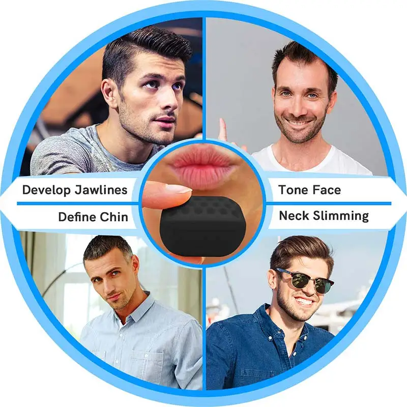 

2PCS Exerciser Ball Facial Jaw Muscle Toner Trainin Fitness Anti-aging Food-grade Silica Face Chin Cheek Lifting Slimming