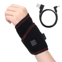 1pcs far infrared heated wristband heat elbow brace support wrap for pain relief therapy warm protector belt with 1 2m usb cable