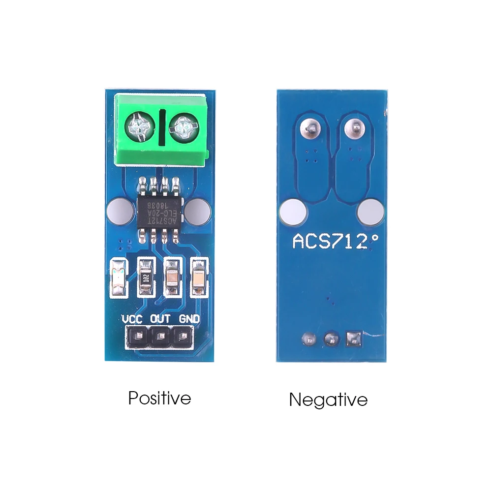 Модуль датчика тока Холла ACS712 портативный модуль для Arduino 20A | Электроника