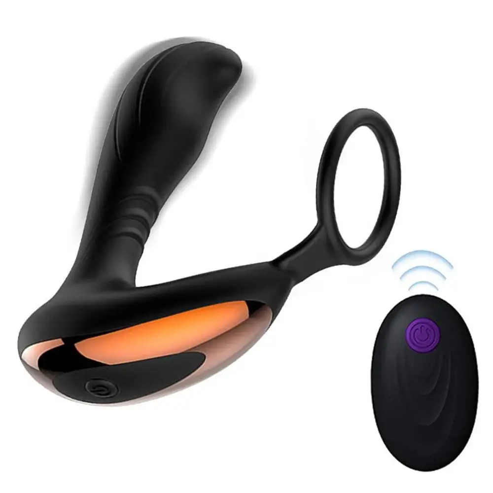 Беспроводной удаленный Мужской Вибратор для массажа простаты Анальная пробка