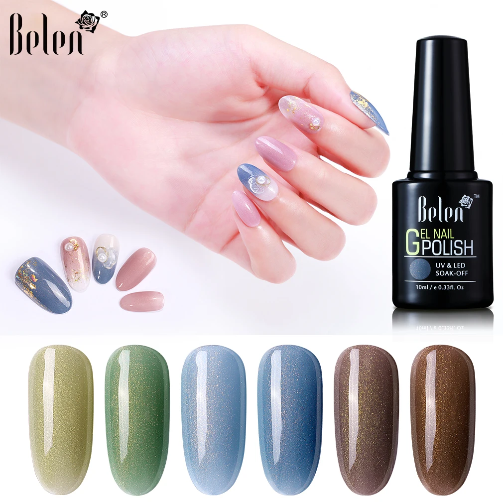 Гель лак для ногтей Belen светодиодный Полупостоянный УФ 10 мл|Гель ногтей| |