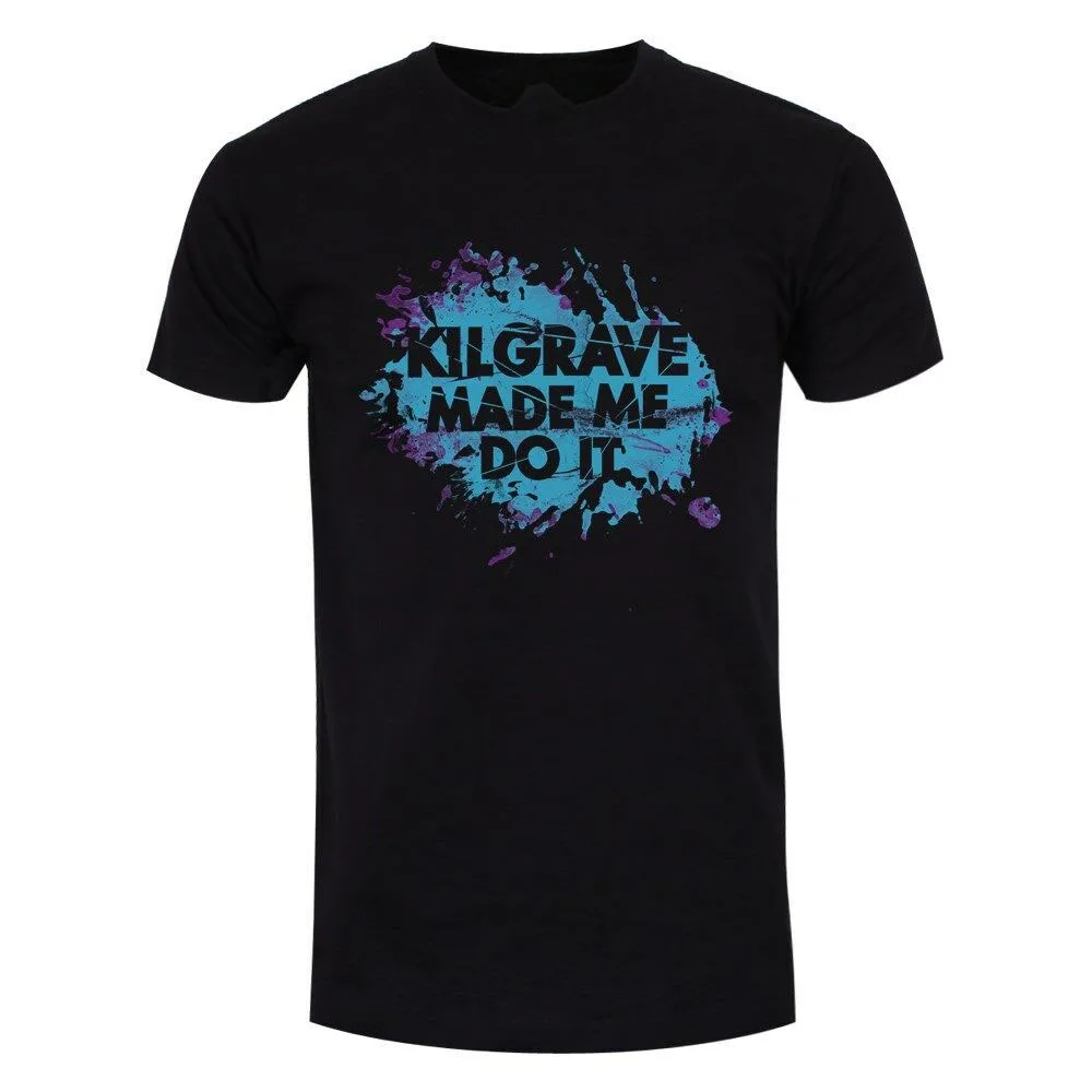 Футболка Kilgrave Made Me Do It Мужская Черная хлопковая базовая модель топы