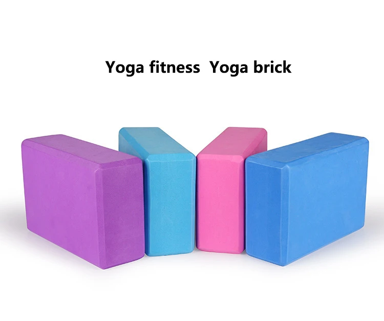 Блоки для йоги красочный блок из пены ЭВА кирпич инструмент упражнений фитнеса