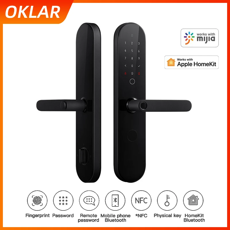 Умный дверной замок OKLAR электронный цифровой смарт-замок для Mijia MiHome APP со