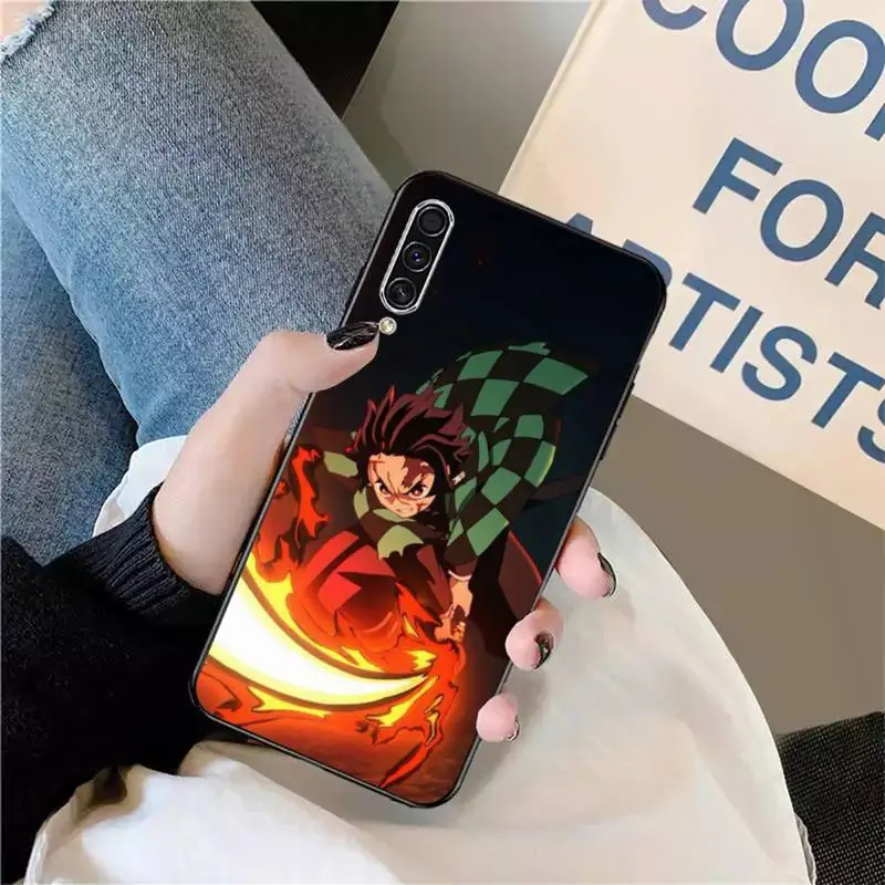 

Kimetsu no Yaiba Japan Anime Phone Case For Samsung galaxy S 9 10 20 A 10 21 30 31 40 50 51 71 s note 20 j 4 2018 plus