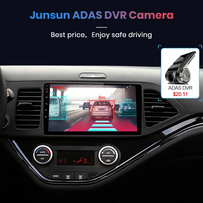 Junsun V1 2G+ 32G Android 9,0 для KIA Picanto 2011- Автомобильный Радио Мультимедиа Видео плеер навигация gps 2 din dvd