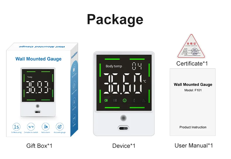 Компактный Бесконтактный настенный температура инфракрасный датчик