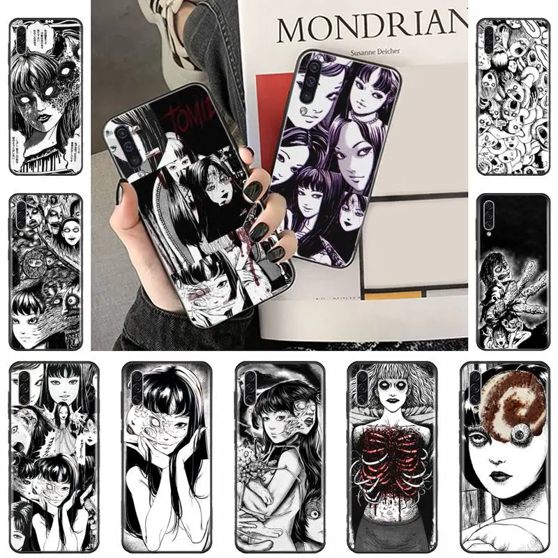 

junji to Japanese horror comic Tomie Phone Case For Samsung galaxy A S note 10 12 20 32 40 50 51 52 70 71 72 21 fe s ultra plus