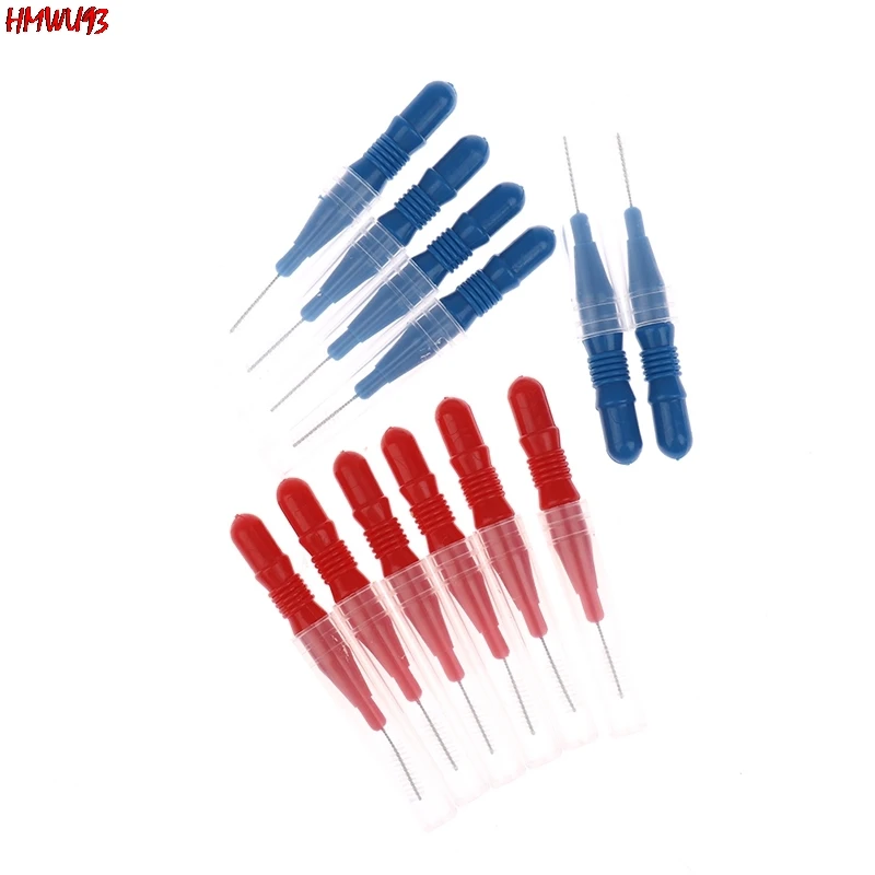 

20Pcs Clean Tooth Floss Head Hygiene Dental Plastic Interdental Brush Toothpick Brush Teeth