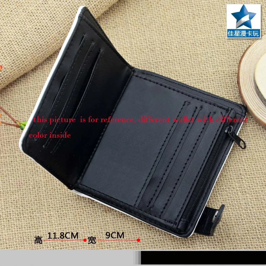 Аниме цельный короткий кошелек из искусственной кожи измельчитель Кошелек для