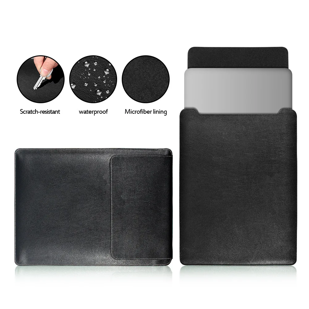 Универсальный ноутбук рукав внутренняя сумка для ноутбука PU водонепроницаемая