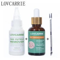 lovcarrie 2 pcsset nail fungus treatment cuticle remover softener oil 30ml nail toenail fungal essence for nail care protection