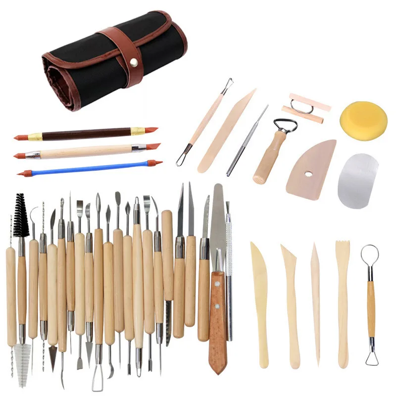 Набор керамических инструментов глина из полимера для сглаживания воска