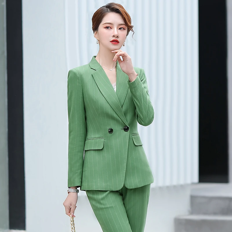 Ladies Office OL Styles Pantsuits Blazers Set with Pants and Jackets Coat for Women Formal Professional Female Clothing | Женская одежда
