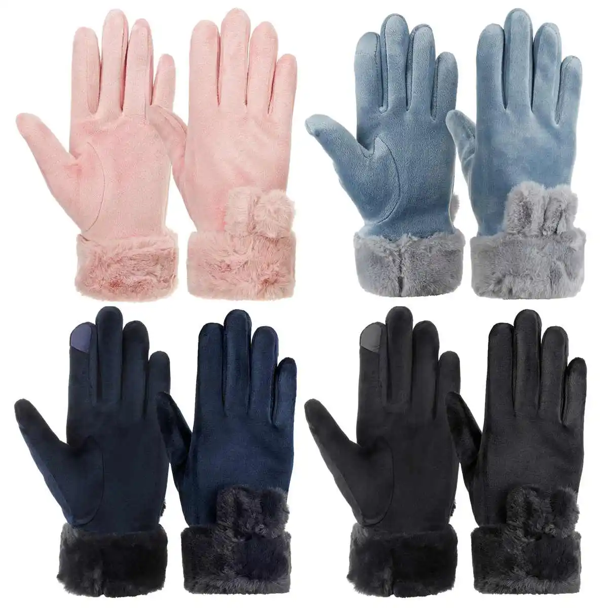 Winter Windproof Waterproof Gloves Touch Screen Sports Gloves Ski Riding Bikes Warm Motorcycle Gloves Touch Screen Gloves