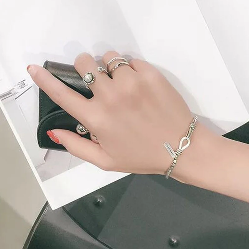 Винтажные геометрические браслеты корейский стиль для женщин свадебные парные