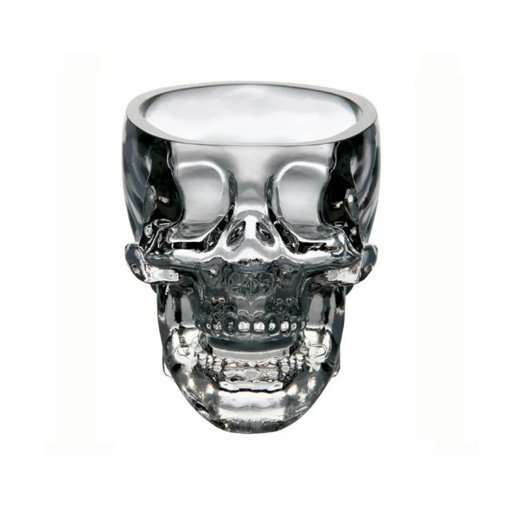 Креативная Хрустальная чашка с черепом водка/Красное вино/коктейльное маленькое