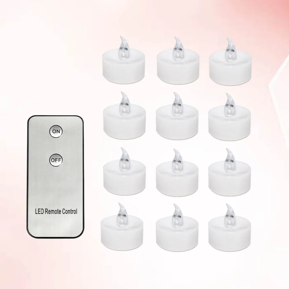12 Светодиодный т. Светодиодная свеча светящиеся украшения Мерцающая