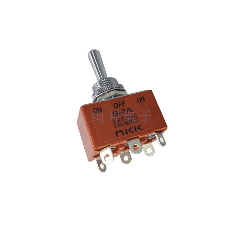 S-7A S7A NKK Toggle Switch Japan Switch/NiKKai 20A125VAC on переводится как:S-7A S7A NKK Переключатель переключения Япония/NiKKai 20A125VAC включено