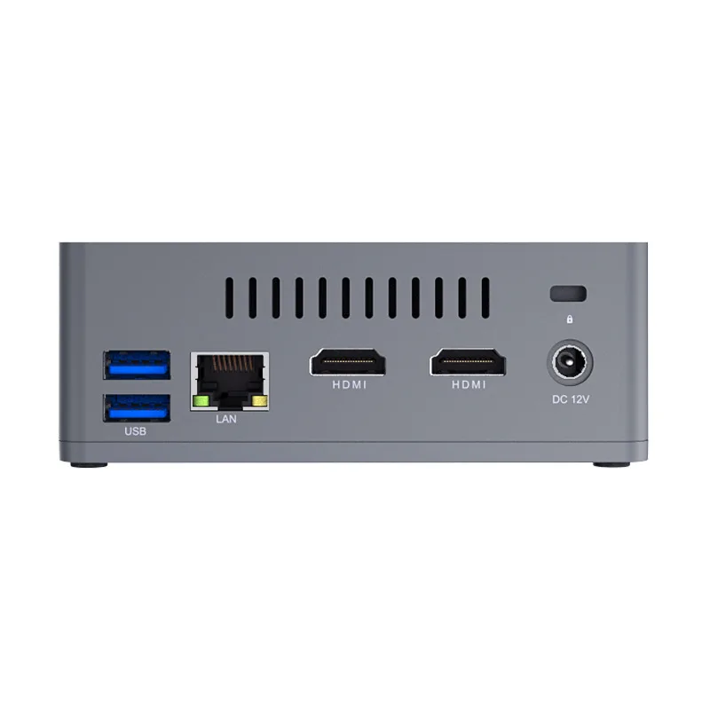 Мини-ПК Windows 10 Int-el Apollo Lake J3355 Intel Graphics 500 4 Гб LPDDR4 64 ГБ EMMC 2 ГГц + 5 8 Wi-Fi 1000 Мбит/с вилка