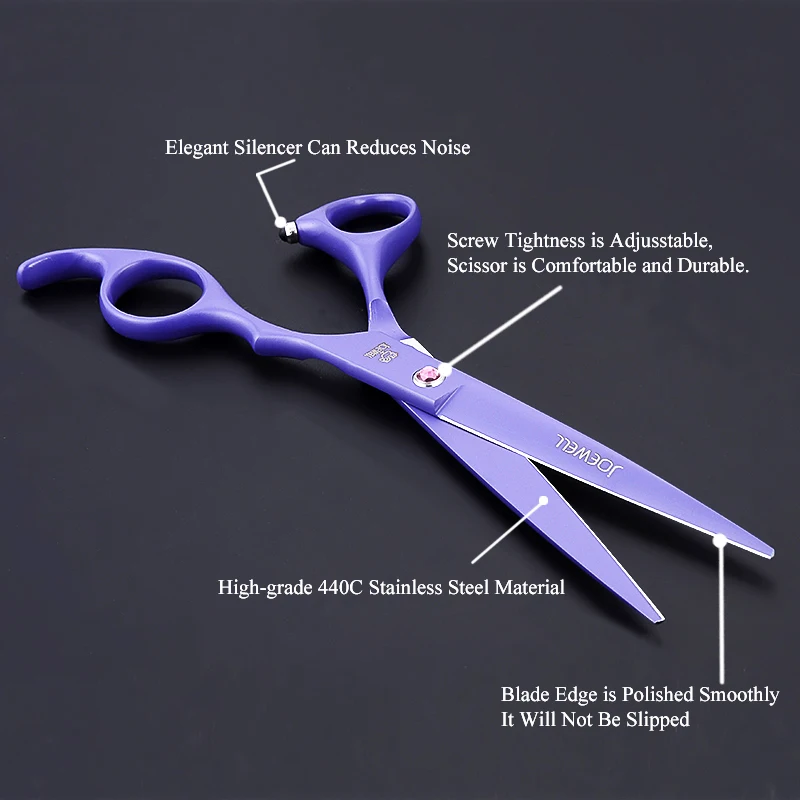 Профессиональные ножницы для собак Уход за животными 6 &quotпрямые + 6&quot изогнутые