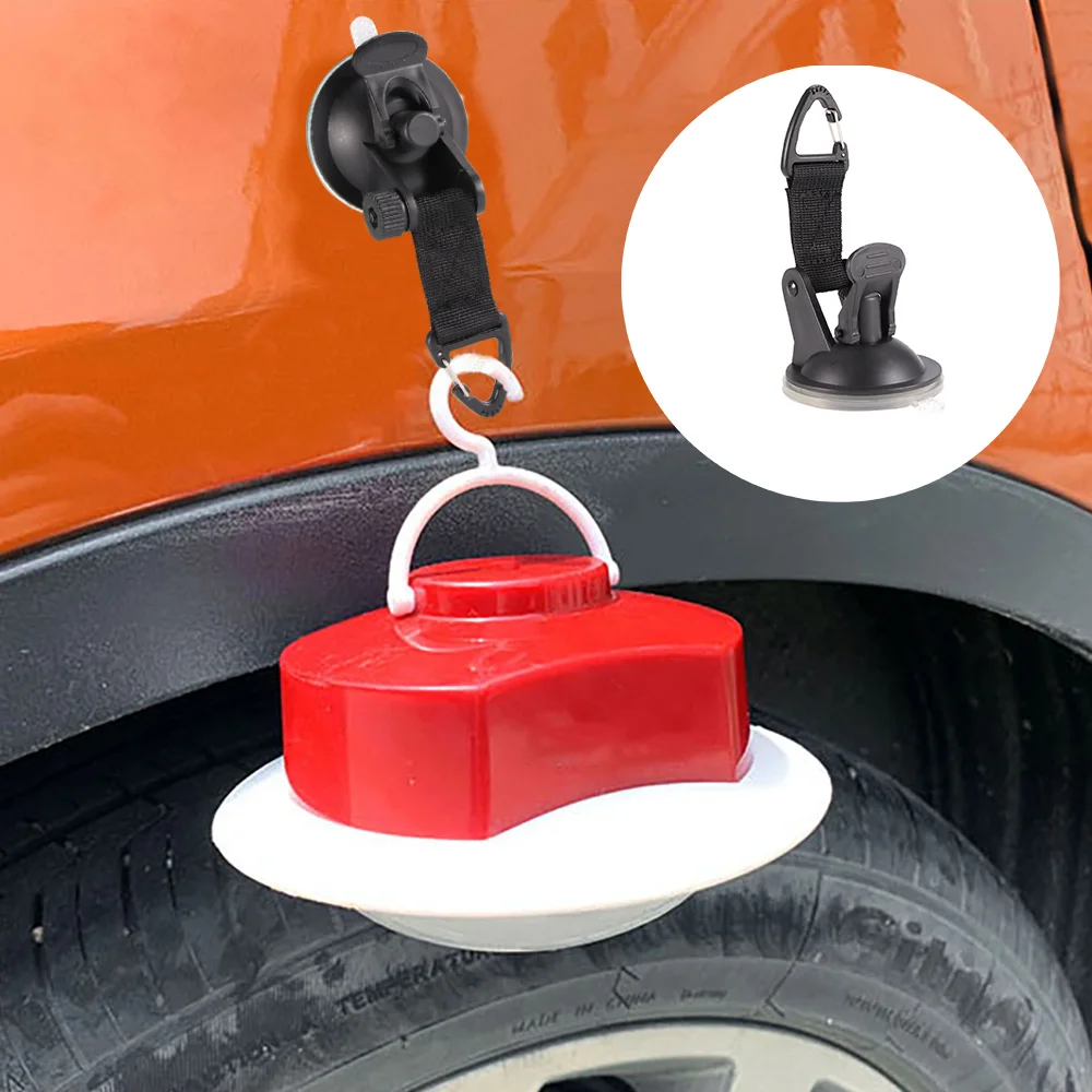 

Odorless Suction Cups Suction Bracket Anchor Securing Hook Tie Down Suction Mount Have Securing Hook For Camping Tarp Pool Tents