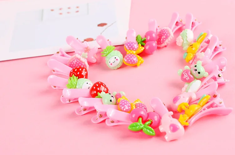 10-50 шт Вечерние сувениры из смолы Мультяшные волосы булавка для девочек на день рождения персонализированные подарки шпилька детские милые аксессуары для волос