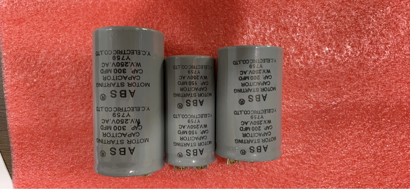 CD60 пусковой конденсатор двигателя 75/100/150/200/300/400/600/800/1000/1200 мкФ 250 В винт с клеммой