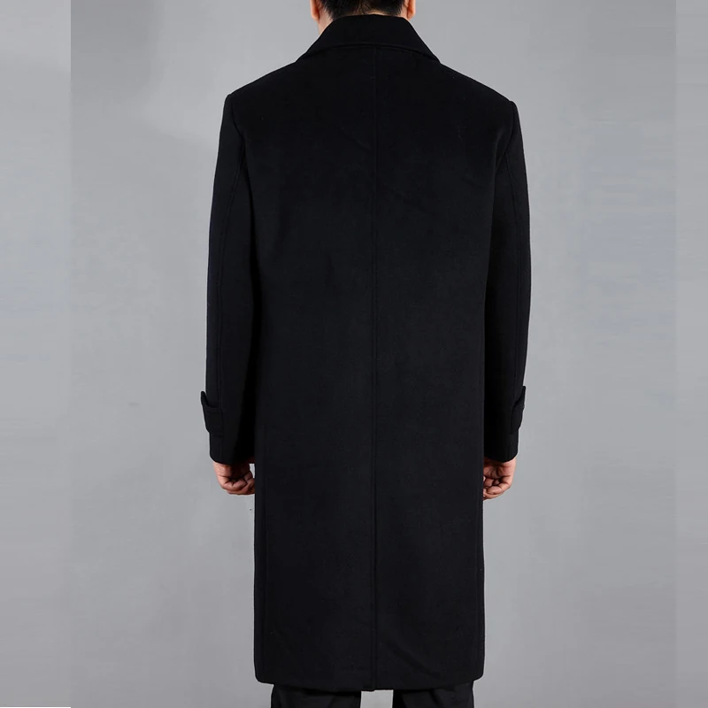 Модный мужской Тренч мужское серое длинное пальто зимнее крутое Мужское