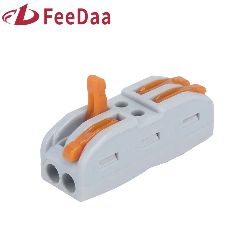 pct wire connector 10pcs spl-2 replace Connector Equivalent of Wire Docking Terminal Block Conductor With Lever 0.08-2.5mm2 |