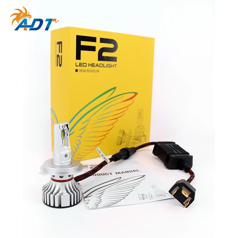 

Multi-model LED Headlight F2 Series H1 H3 H7 H8 H9 H10 H11 9005 9006 881 880 H16 5202 H4 H13 9004 9007 6000LM