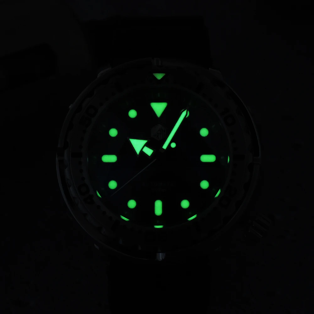 San Martin New 47mm Tuna Diver Watch Men Watches Automatic NH35 Mechanical Stainless Steel Wristwatch Sapphire Mirror 30Bar часы