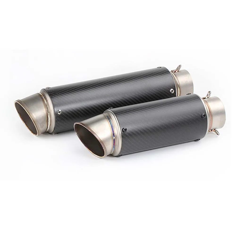 Выхлопная труба TKOSM Racing 51 мм 60 для мотоцикла скутера Модифицированная с наклейкой