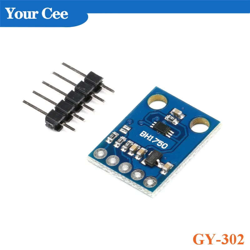 GY 302 BH1750 BH1750FVI светильник Сенсор Модуль интенсивность освещения модуль комплект 3V