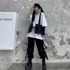 Жилет для инструментов с большими карманами, крутая одежда для девушек, Новинка лета 2020, Корейская версия красивого функционального жилета, трендовый женский студенческий жилет