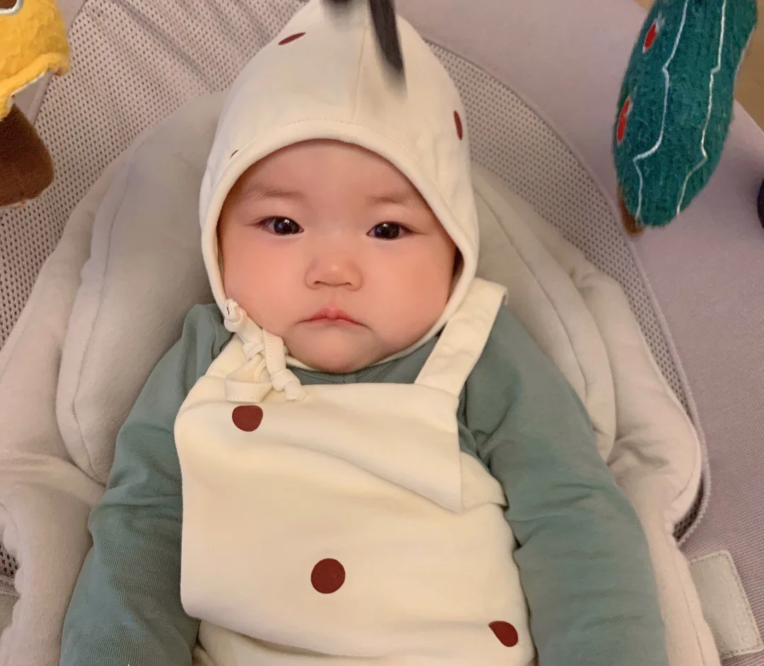 Боди без рукавов с принтом из чистого хлопка для маленьких мальчиков и девочек