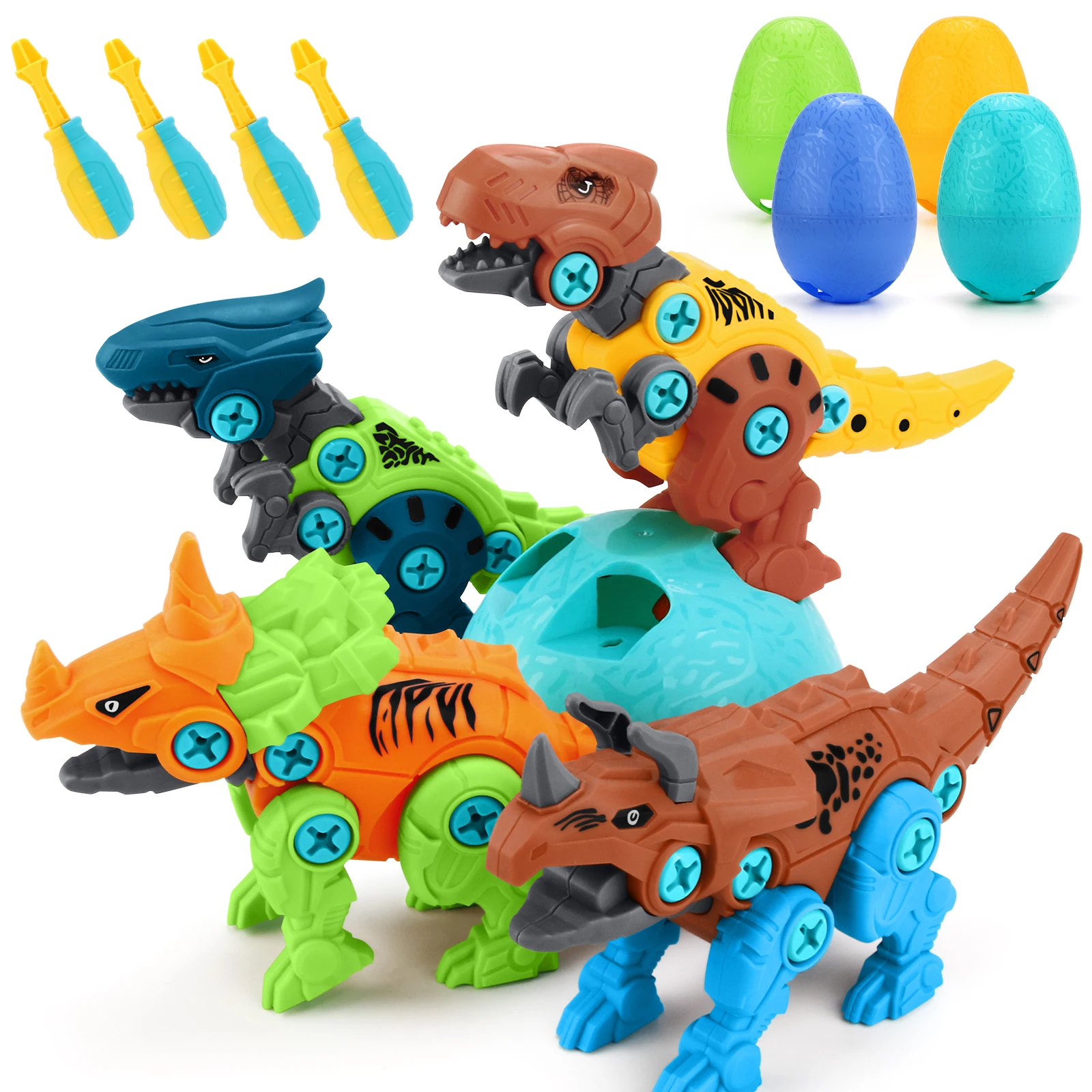 

Конструктор «сделай сам», разборка, модель динозавра, набор игрушек, винтовая гайка в сборе, пластиковые блоки, Игрушки для раннего развития...