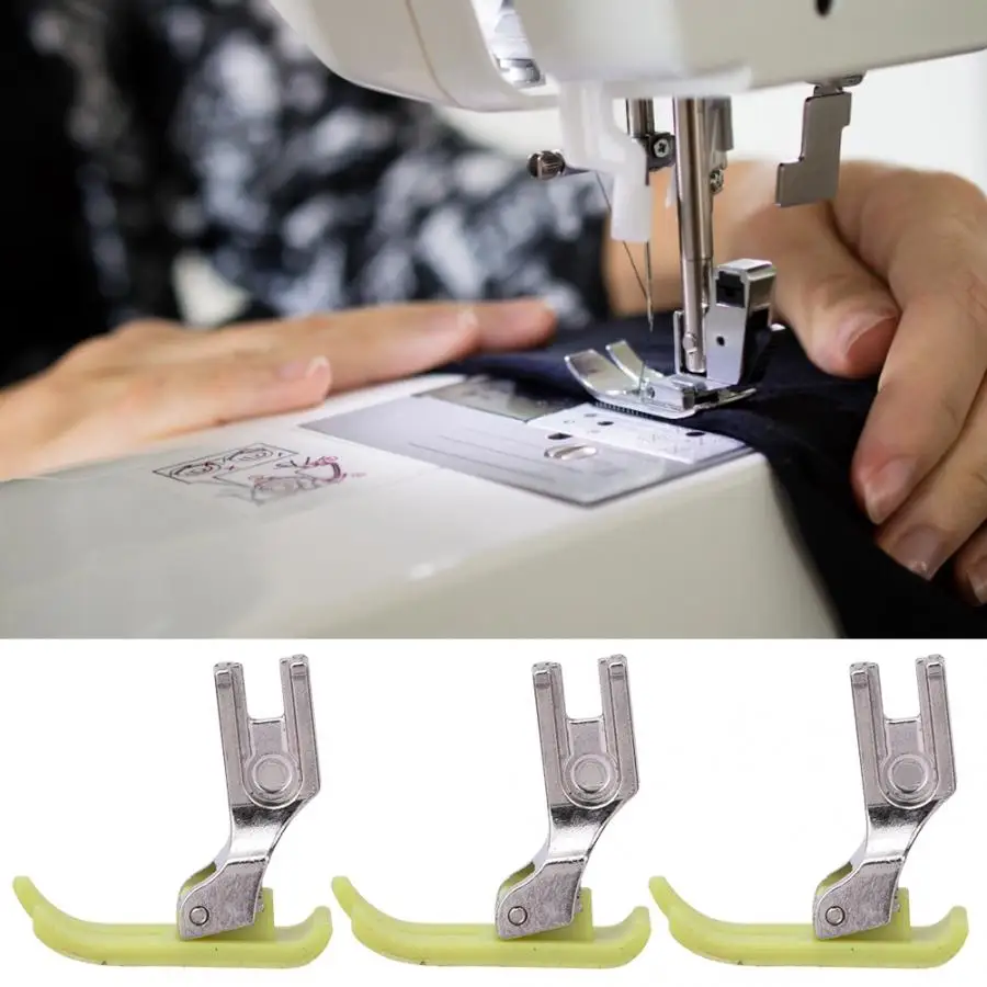 100 шт. быстрая прижимная лапка для пластиковых швейных машин 3 в 1 промышленная