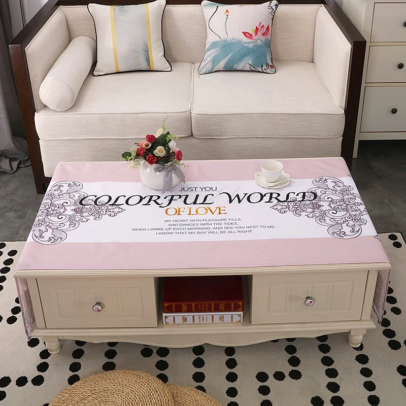 

water color oil proof water proof handy craft tea tablecloth livingroom linen
