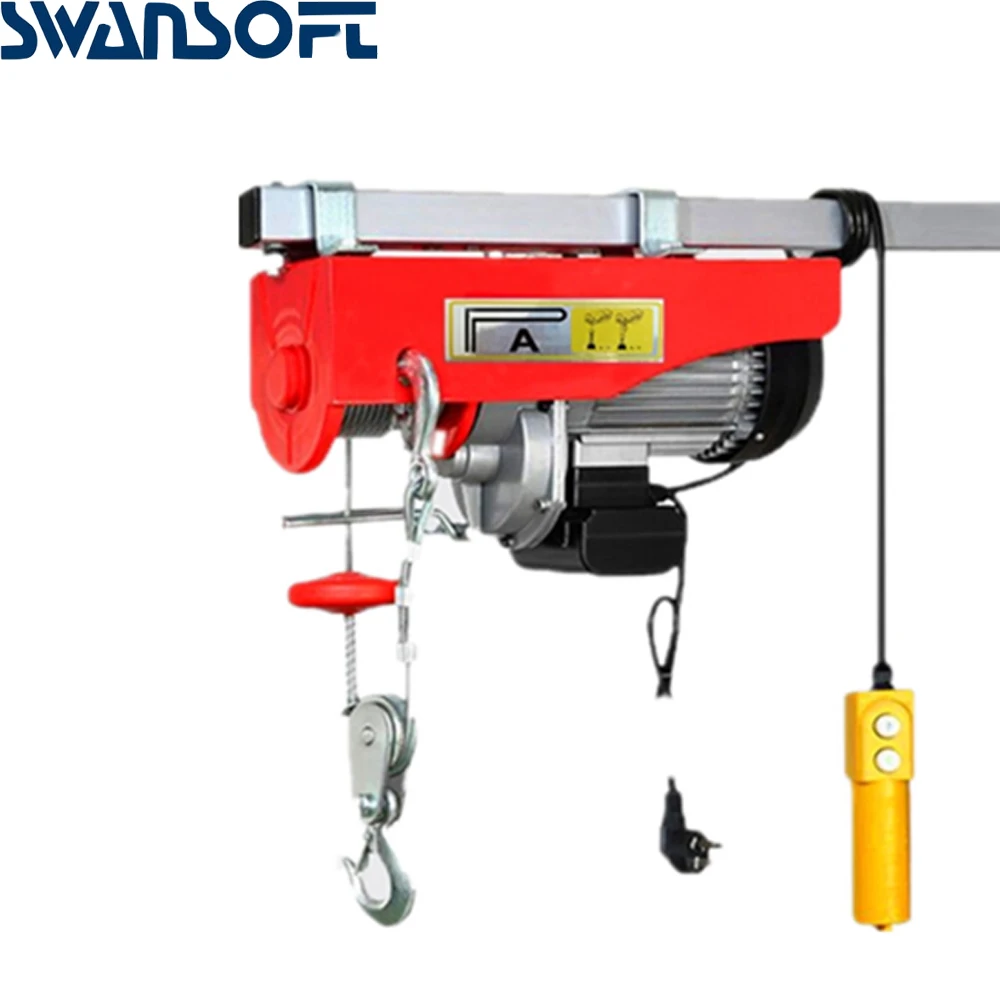 Крытый и открытый бытовой 220v Мини подъемный кран машина мини электрическая