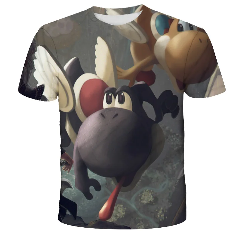 

3D T-Shirt Boys Girls Mixed doujin anime Tops Kids Cartoon Children Short Sleeve 2021 4T-14T