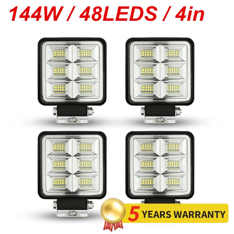 12 В 24 в 144 Вт светодиодсветодиодный панель рабочего освещения для внедорожника
