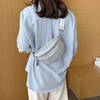 Women Packs Bag 2022 Fashion Diamond Bling Ladies Travel Waist Bags Splicing Crossbody Chest Bags Handbag Bolsos 1
