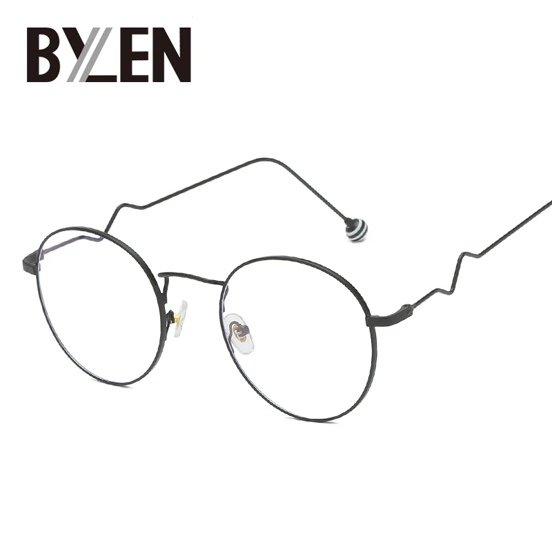 Овальные дизайнерские женские оправы для очков оптическая металлическая