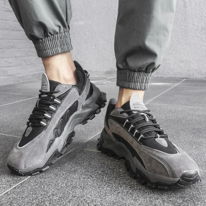

Classic breathable mesh men's casual shoes lightweight outdoor comfortable walking sports shoes
