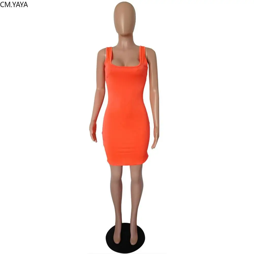 Новинка 2019 женское летнее облегающее платье миди без рукавов с круглым вырезом