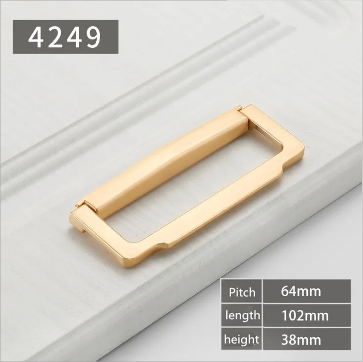 4249-64mm Ручки для мебели, ручки для ящиков, ручки для ящиков - Цвет: 4249-64mm