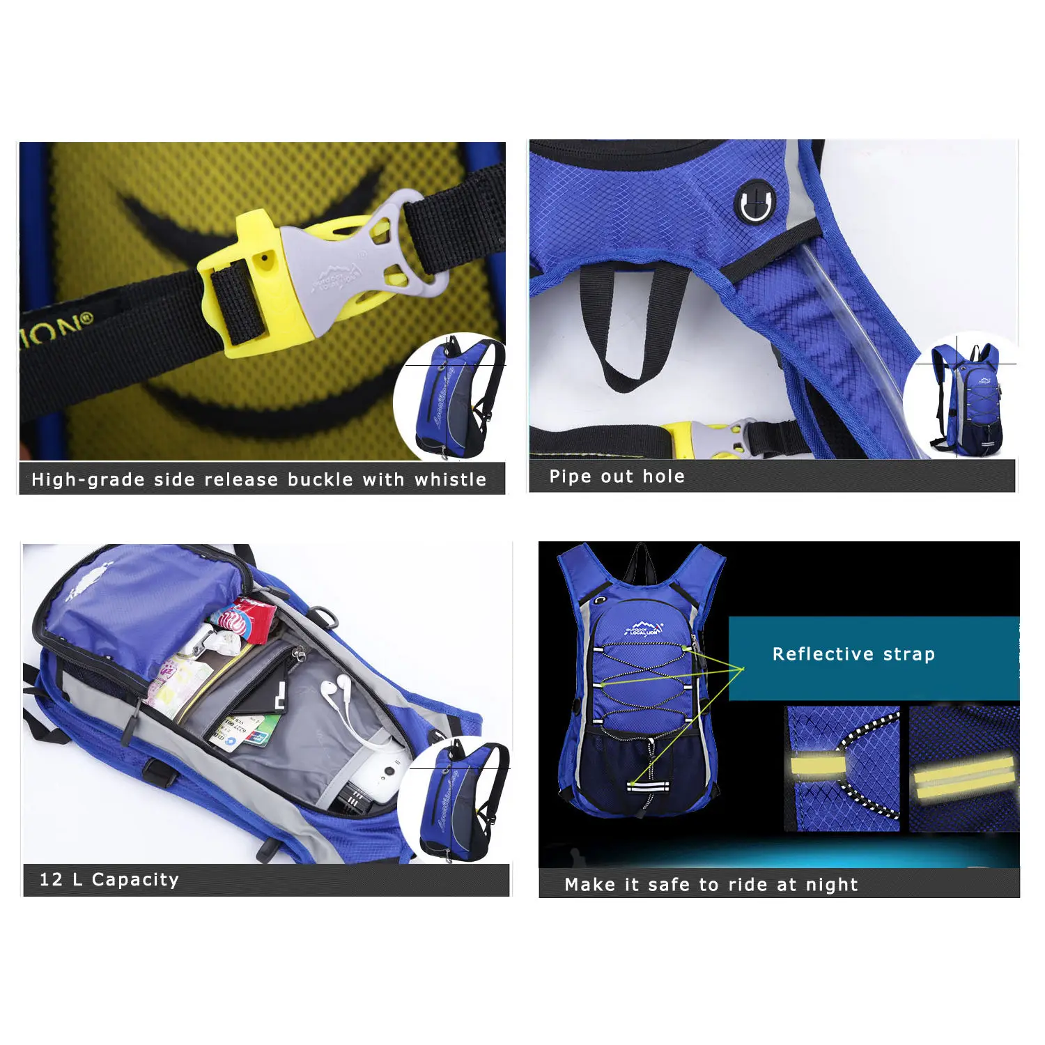 Рюкзак с гидратором 12 л рюкзак для воды Сумка пузырьком сумка велоспорта Походов