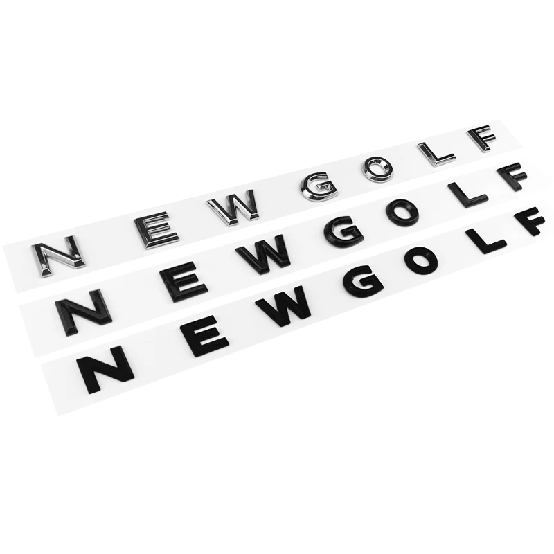 Эмблема с 3D буквами для гольфа NEWGOLF 6 7 GOLFPLUS автостайлинг установка логотип