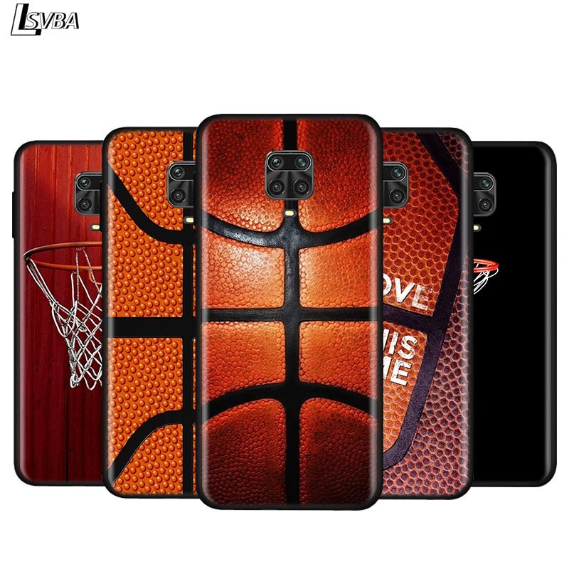 

Silicone Cover Love Basketball Fashion For Xiaomi Redmi Note 9 9S Max 8T 8 7 6 5 Pro 5A 4X 4 Bright Black Phone Case